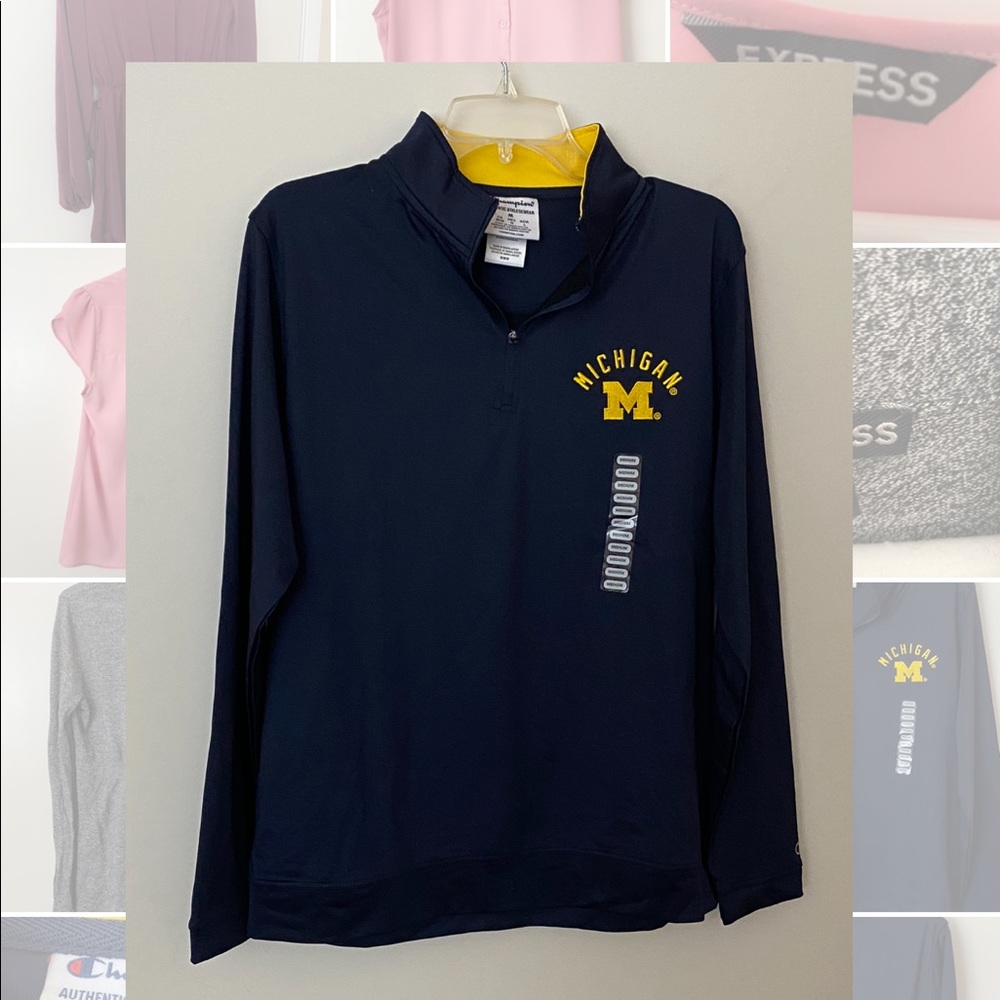 Michigan Quarter-Zip - NEVER WORN